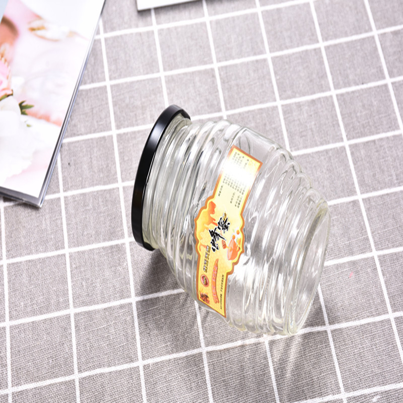 Hot selling wholesale glass bottle for honey empty honey glass bottles