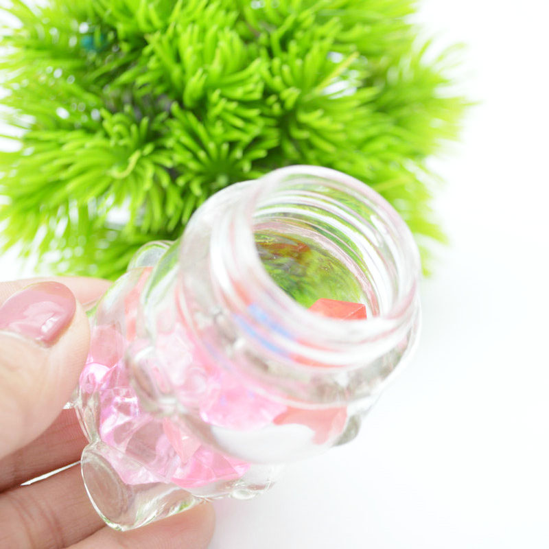 Hot selling wholesale price available different sizes glass bear honey jar 35ml 150ml Cookie/Candy clear glass jar