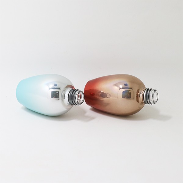 Hot stamping, screen printing, electroplating and painting custom UV gel luxury point nail polish bottle