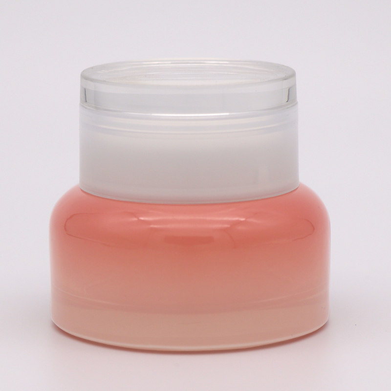 Hot wholesale cosmetic bottle set 30G 50G 40ml 100ml 120ml 1oz glass bottle containers with different colors