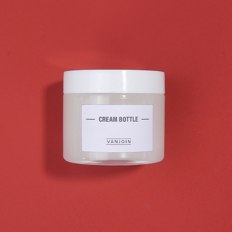 Hotel PET round white 15ml, 30ml, 50ml high quality packaging skincare cream jar