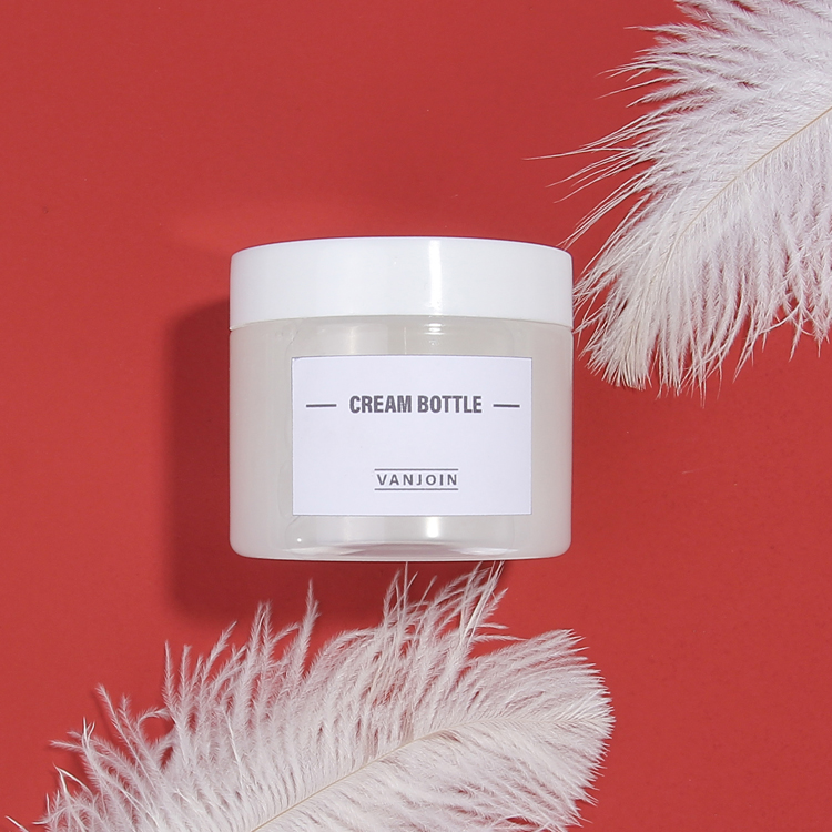 Hotel PET round white 15ml, 30ml, 50ml high quality packaging skincare cream jar