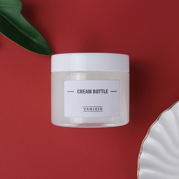 Hotel PET round white 15ml, 30ml, 50ml high quality packaging skincare cream jar