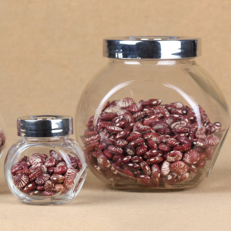 Hotsale 180ml condiment bottles glass spice storage jars for salt and pepper