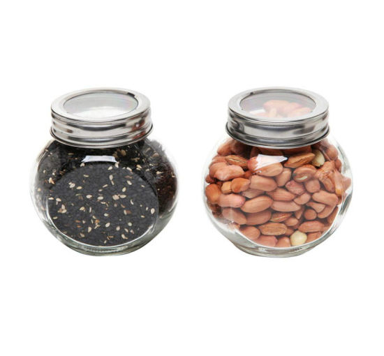 Hotsale 180ml glass spice jar condiment bottles / salt and pepper shaker