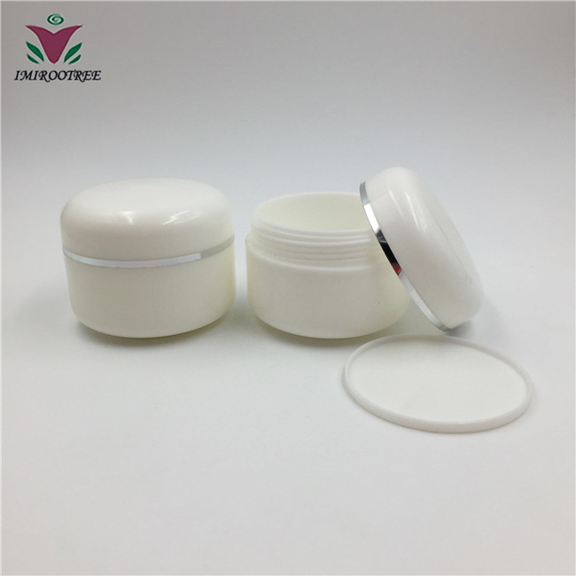 Hotsale 20g 30g 50g 100g 150g 250g White PP Cosmetic jar for Cream, Lotion