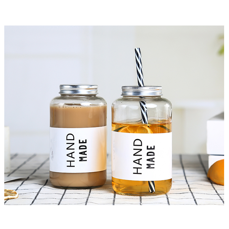 Hotsale Cold Brew Coffee Glass Bottle Boston Round Amber Glass Coffee Bottle With Screw Lid