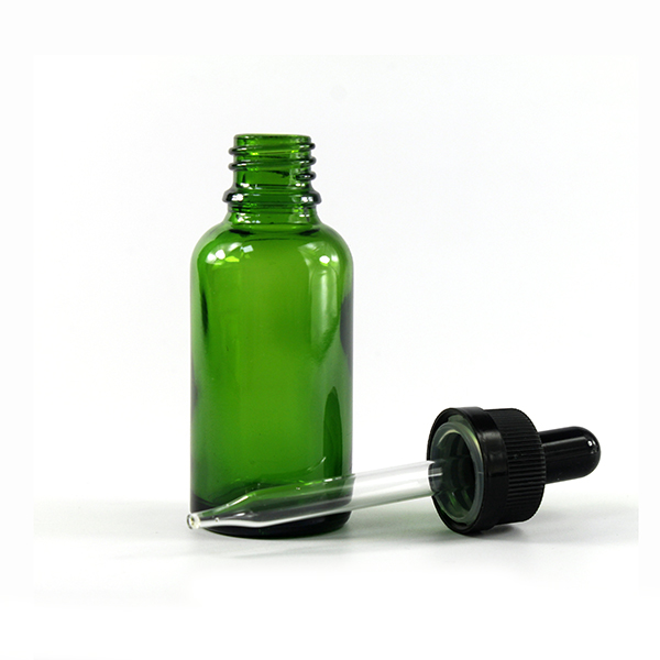 Hotsale new products e liquid clear amber green blue 30ml 1oz glass dropper bottle