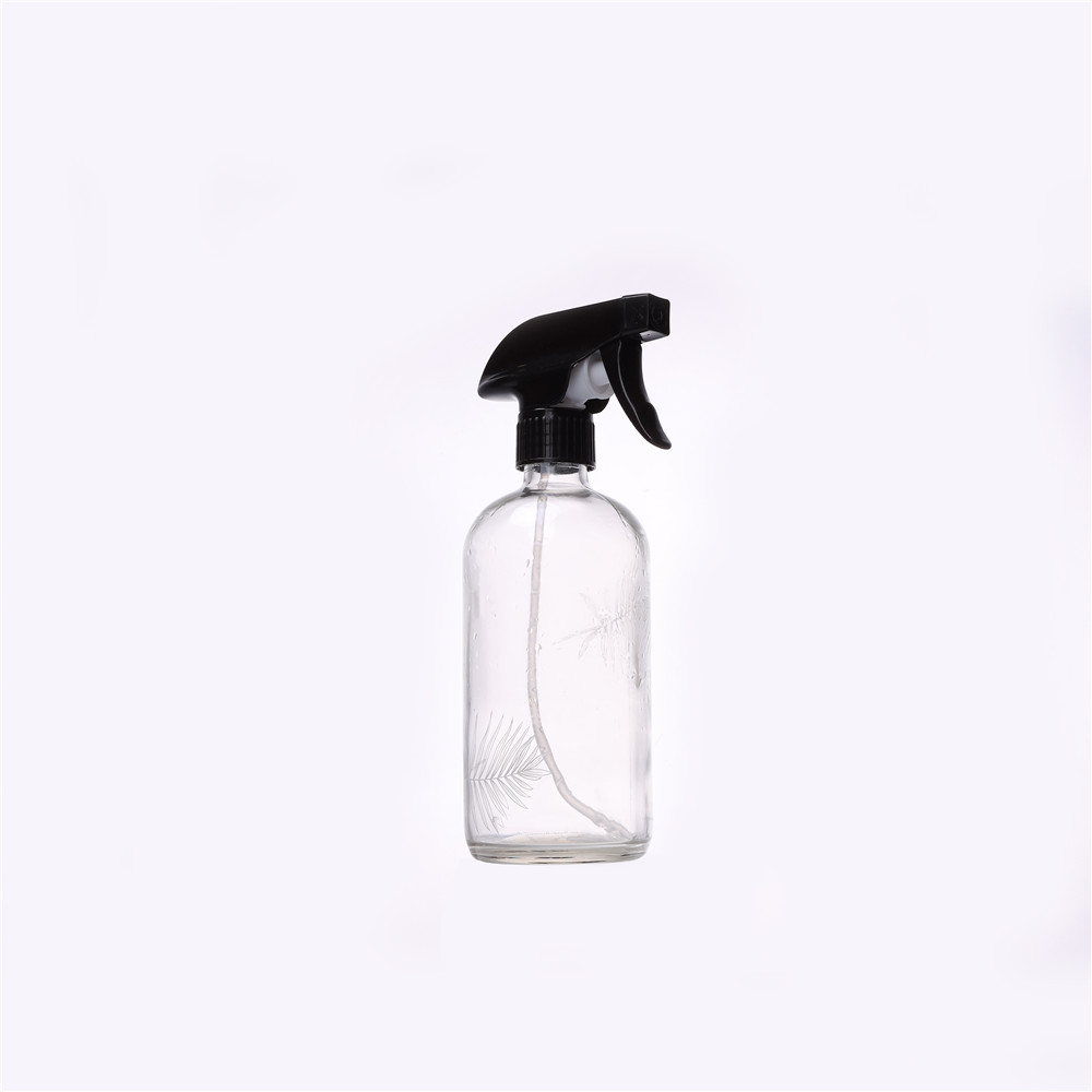 Household Cleaning Empty 2oz 4oz 16oz Glass Spray Bottles with Heavy Duty Trigger Sprayers
