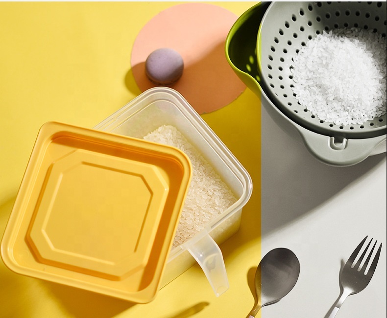 Household Kitchen Transparent Refrigerator Storage Box Fruit Vegetable Food Storage Box Food Containers With Lid