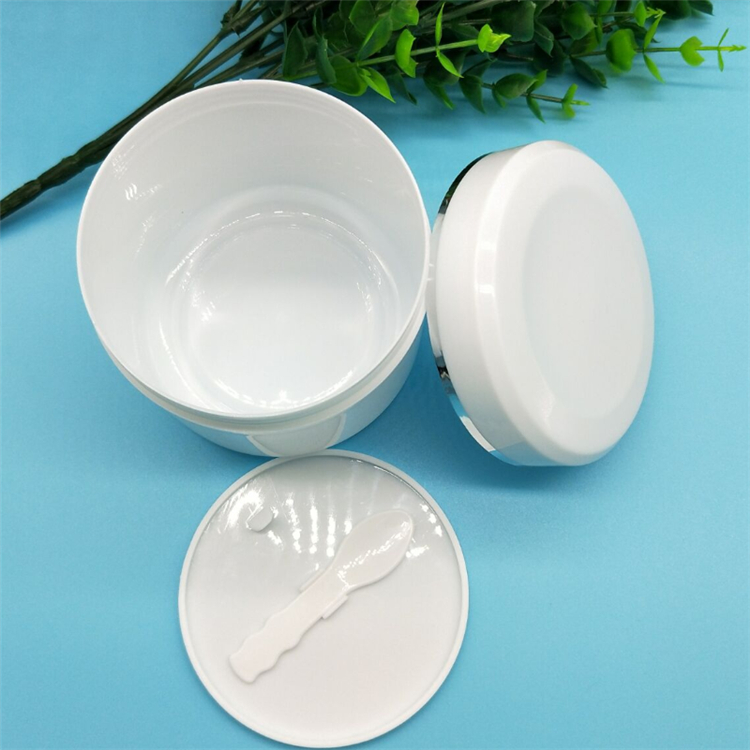 IBELONG 100ml 150ml 200ml 250ml 350ml 400ml 600ml Empty White PP Plastic Cosmetic Packaging Jar for Cream 300ml 500ml