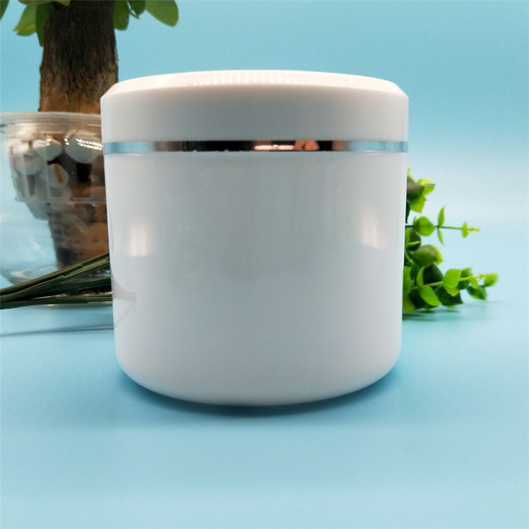 IBELONG 100ml 150ml 200ml 250ml 350ml 400ml 600ml Empty White PP Plastic Cosmetic Packaging Jar for Cream 300ml 500ml