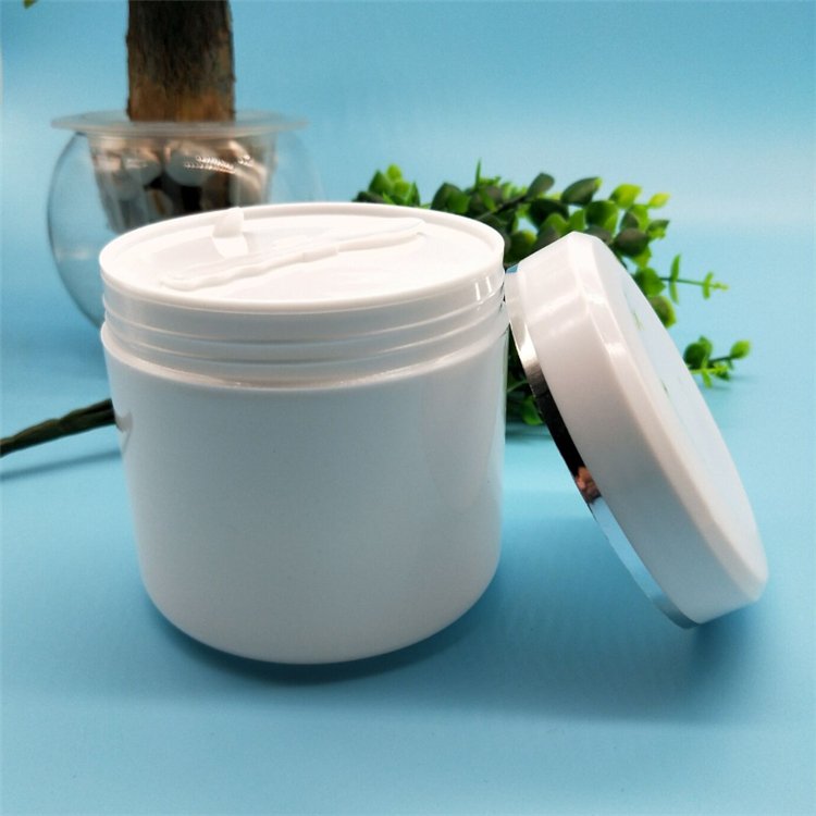 IBELONG 100ml 150ml 200ml 250ml 350ml 400ml 600ml Empty White PP Plastic Cosmetic Packaging Jar for Cream 300ml 500ml