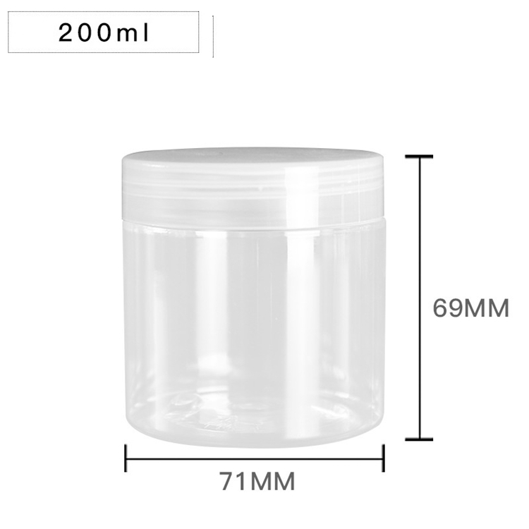 IBELONG Wholesale 100ml 120ml 150ml 200ml 250ml empty jar for candy with golden aluminum cap candy cookie jar with lid
