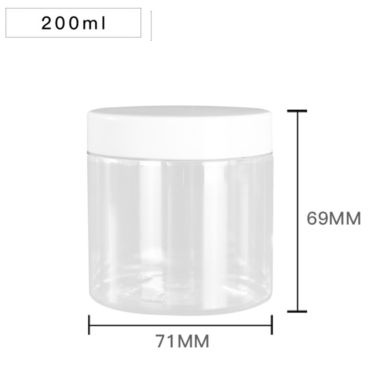 IBELONG Wholesale 100ml 120ml 150ml 200ml 250ml empty jar for candy with golden aluminum cap candy cookie jar with lid