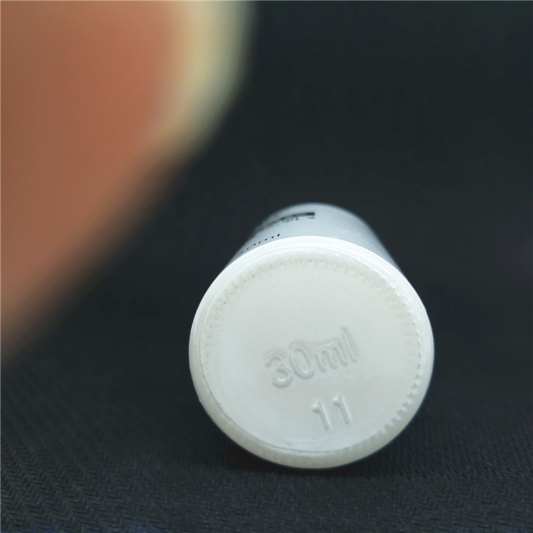 IBELONG Wholesale 30ml 50ml Pearl White Glass Essential Oil Dropper Bottle with Golden Aluminum Dropper Cap