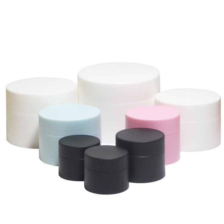 IBELONG hot sale 3g 5g 10g 15g 30g 50g 80g cheap empty frosted white cosmetic pp plastic packaging jar for cream manufacturer
