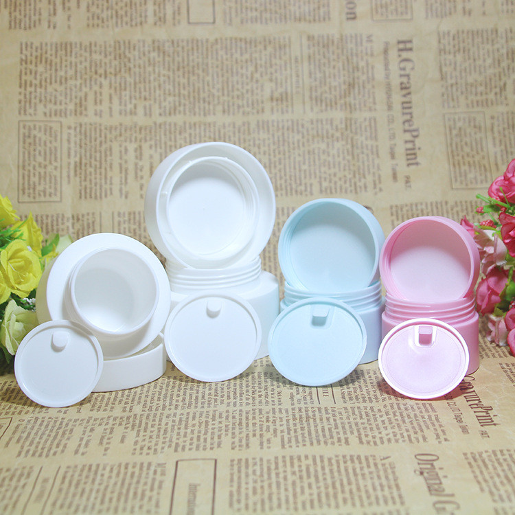 IBELONG hot sale 3g 5g 10g 15g 30g 50g 80g cheap empty frosted white cosmetic pp plastic packaging jar for cream manufacturer
