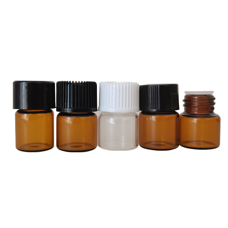 IN STOCK 1ml 2ml 3ml 5ml mini glass dropper bottle sample vials