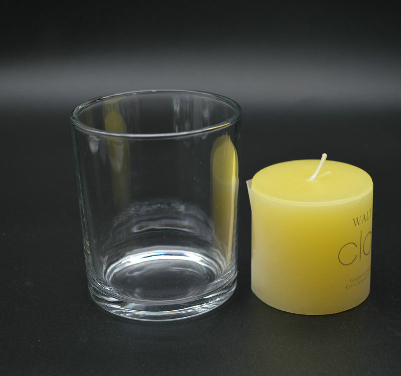 IN STOCK !200ml high quality clear glass jar Aromatherapy Candle Relaxing Candle for Bath Spa Meditation,