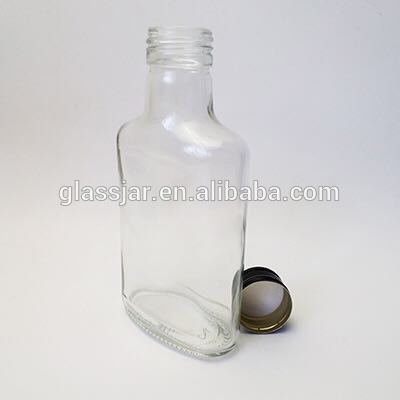 IN STOCK 200ml hot selling cold brew coffee milk pocket glass bottle with logo