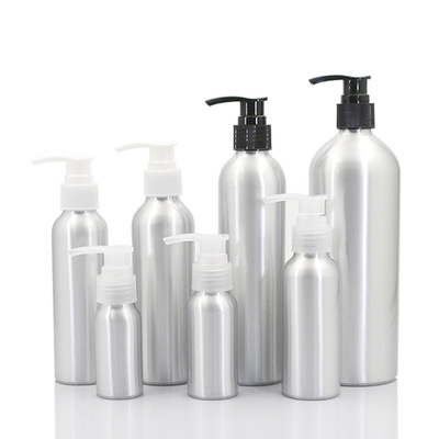 IN STOCK 30-500ml aluminum bottle spiral pump lotion pressing bottle separate bottling of lotion cosmetics