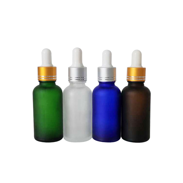 IN STOCK 30ml clear frosted glass dropper bottle essential oil bottle massage oil bottle