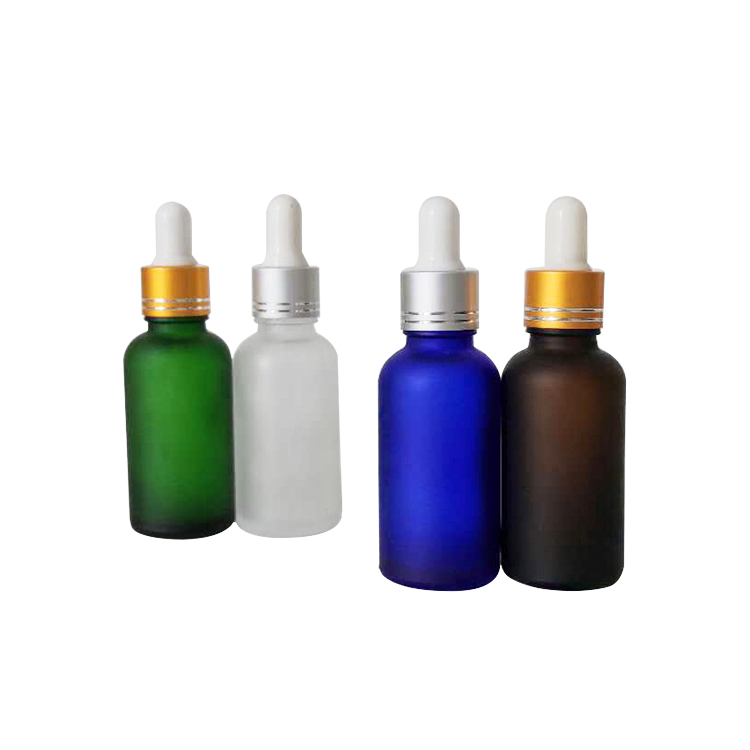 IN STOCK 30ml clear frosted glass dropper bottle essential oil bottle massage oil bottle