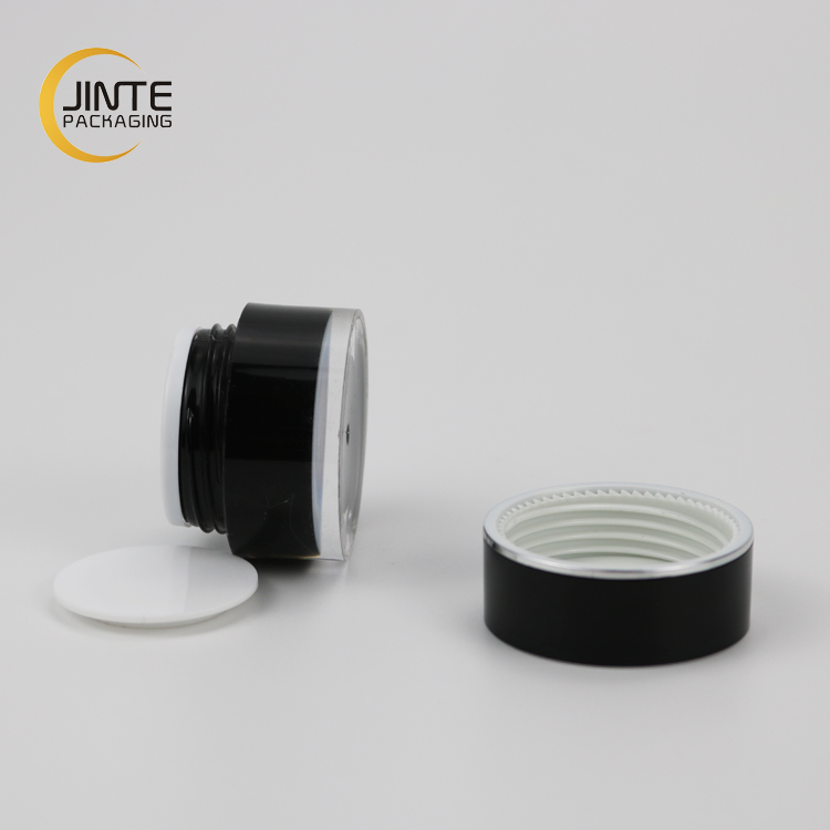 IN STOCK China Suppliers Cosmetic Packaging, 5g Black UV Nail Gel Acrylic Jar