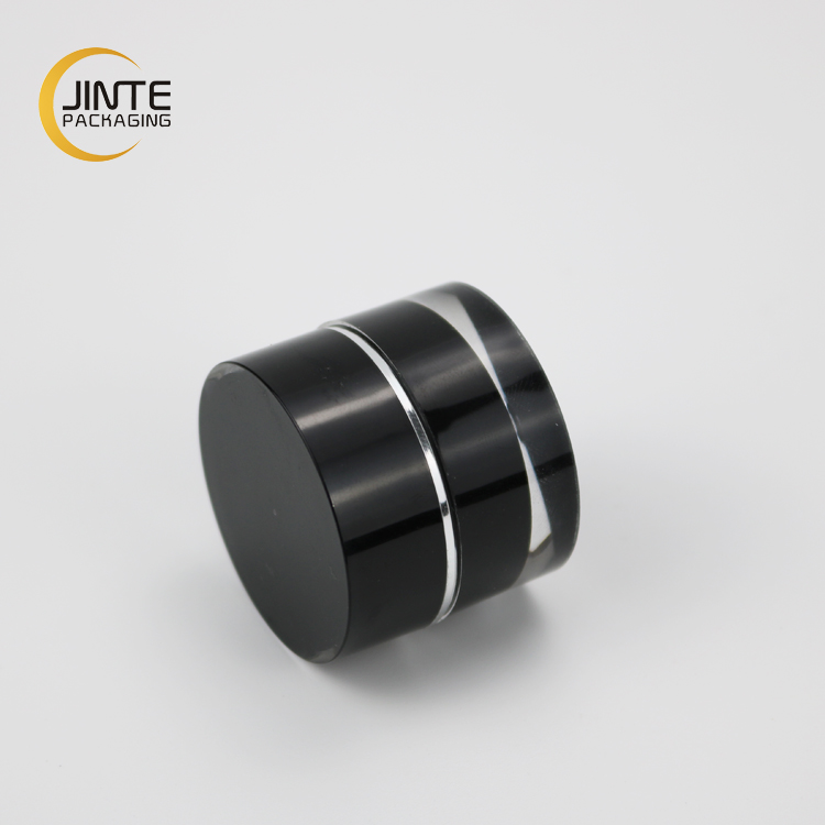 IN STOCK China Suppliers Cosmetic Packaging, 5g Black UV Nail Gel Acrylic Jar