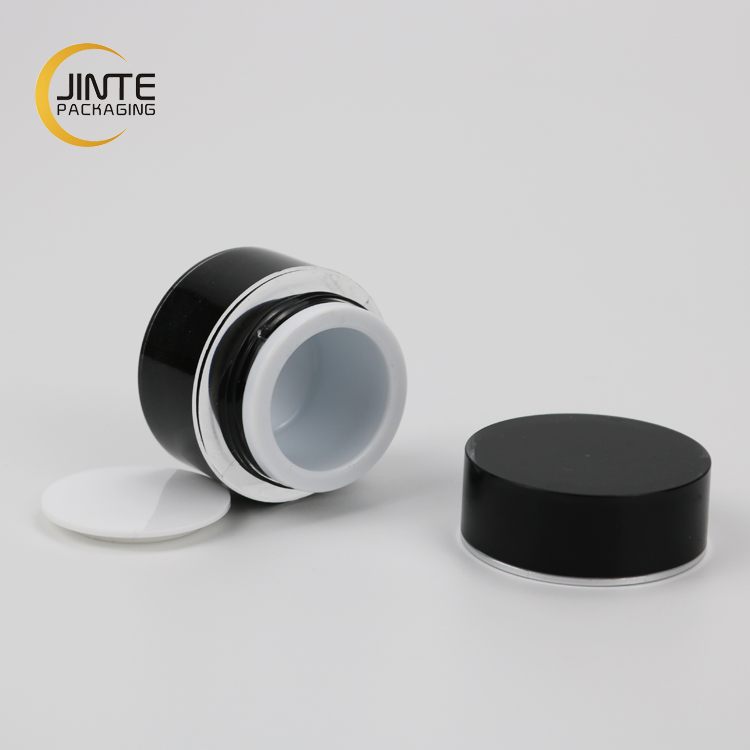 IN STOCK China Suppliers Cosmetic Packaging, 5g Black UV Nail Gel Acrylic Jar
