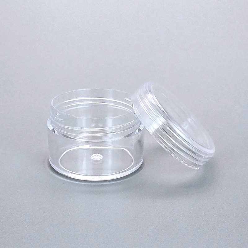 IN STOCK Empty 10G Mini Clear Plastic Jar with Lid