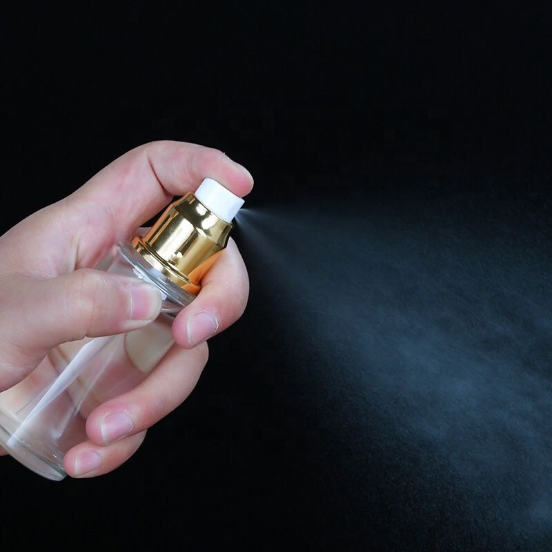 IN STOCK luxury 30ml 50ml 100ml glass serum airless bottle with pump