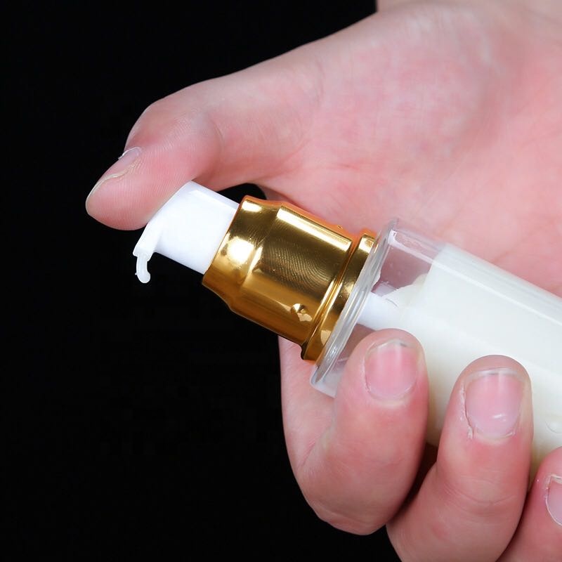 IN STOCK luxury 30ml 50ml 100ml glass serum airless bottle with pump