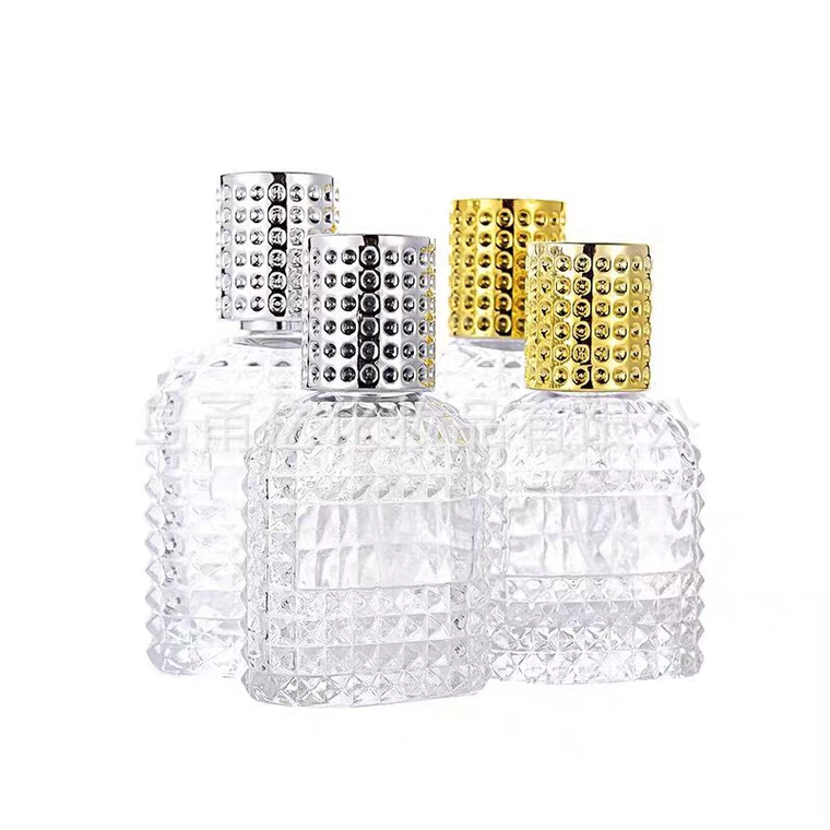 IPOTCH 30ml/50ml Bottle Perfume Spare Glass Vaporizer Crystal Vacuum Travel