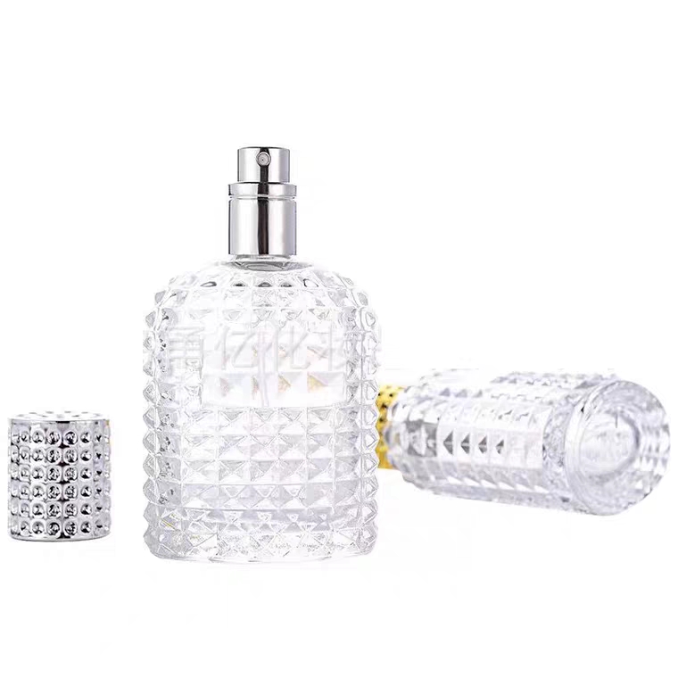 IPOTCH 30ml/50ml Bottle Perfume Spare Glass Vaporizer Crystal Vacuum Travel