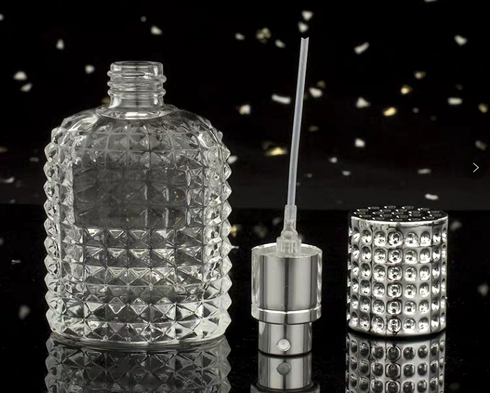 IPOTCH 30ml/50ml Bottle Perfume Spare Glass Vaporizer Crystal Vacuum Travel
