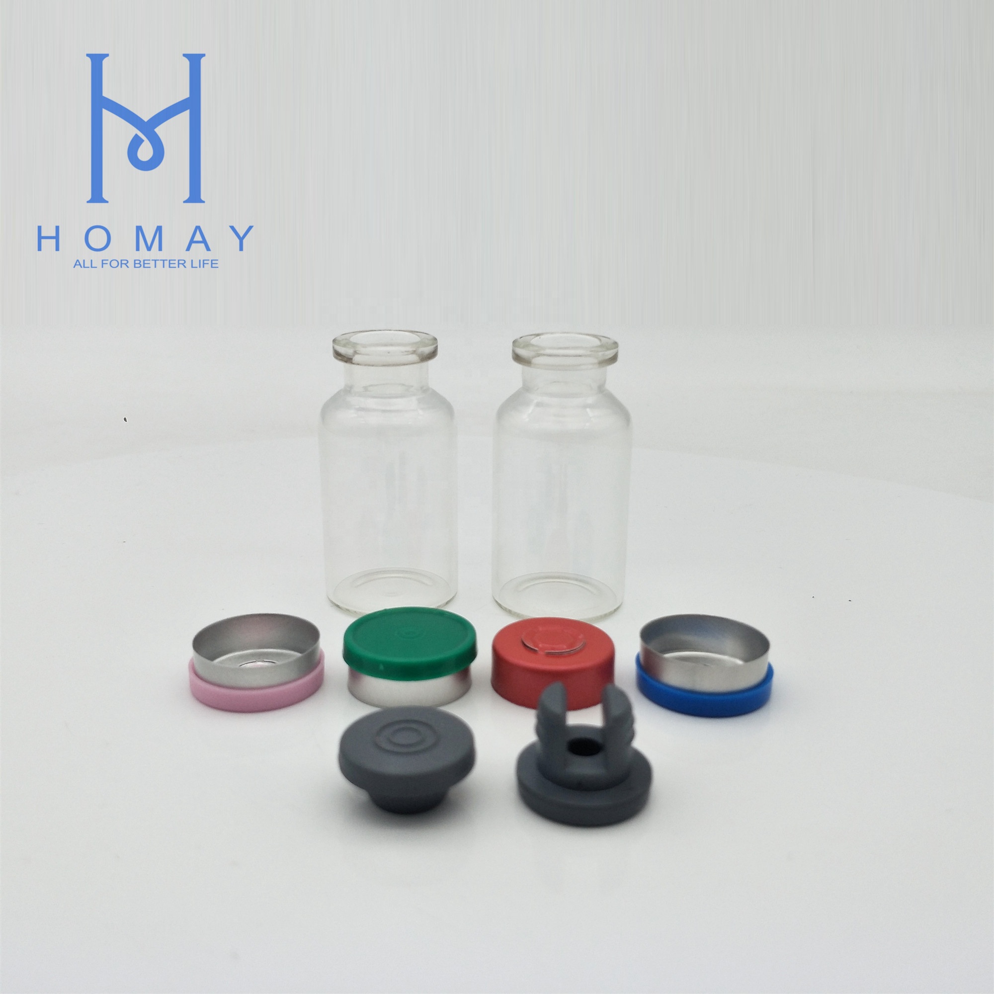 ISO 2ml 4ml,6ml,8ml,10ml,15ml,20ml,25ml,30ml clear amber glass tubular vials for injection