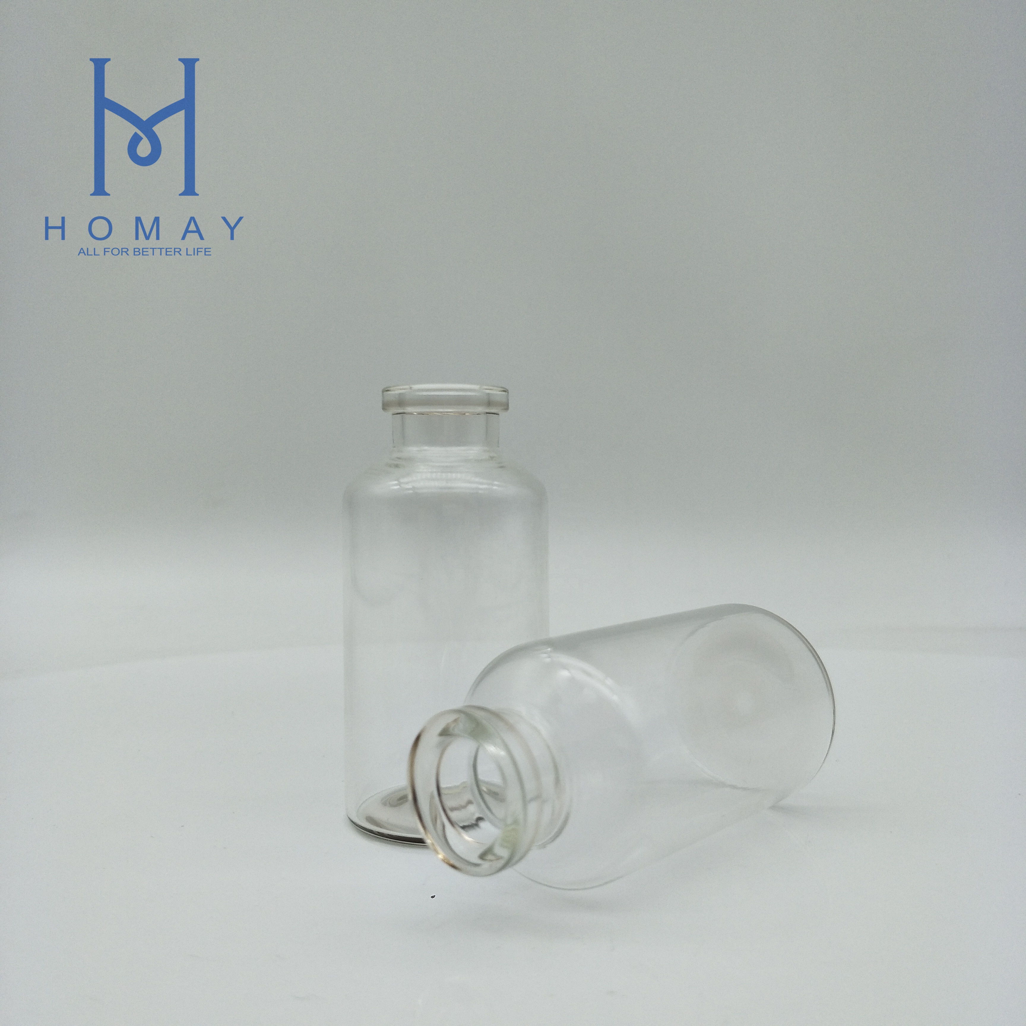 ISO 2ml 4ml,6ml,8ml,10ml,15ml,20ml,25ml,30ml clear amber glass tubular vials for injection