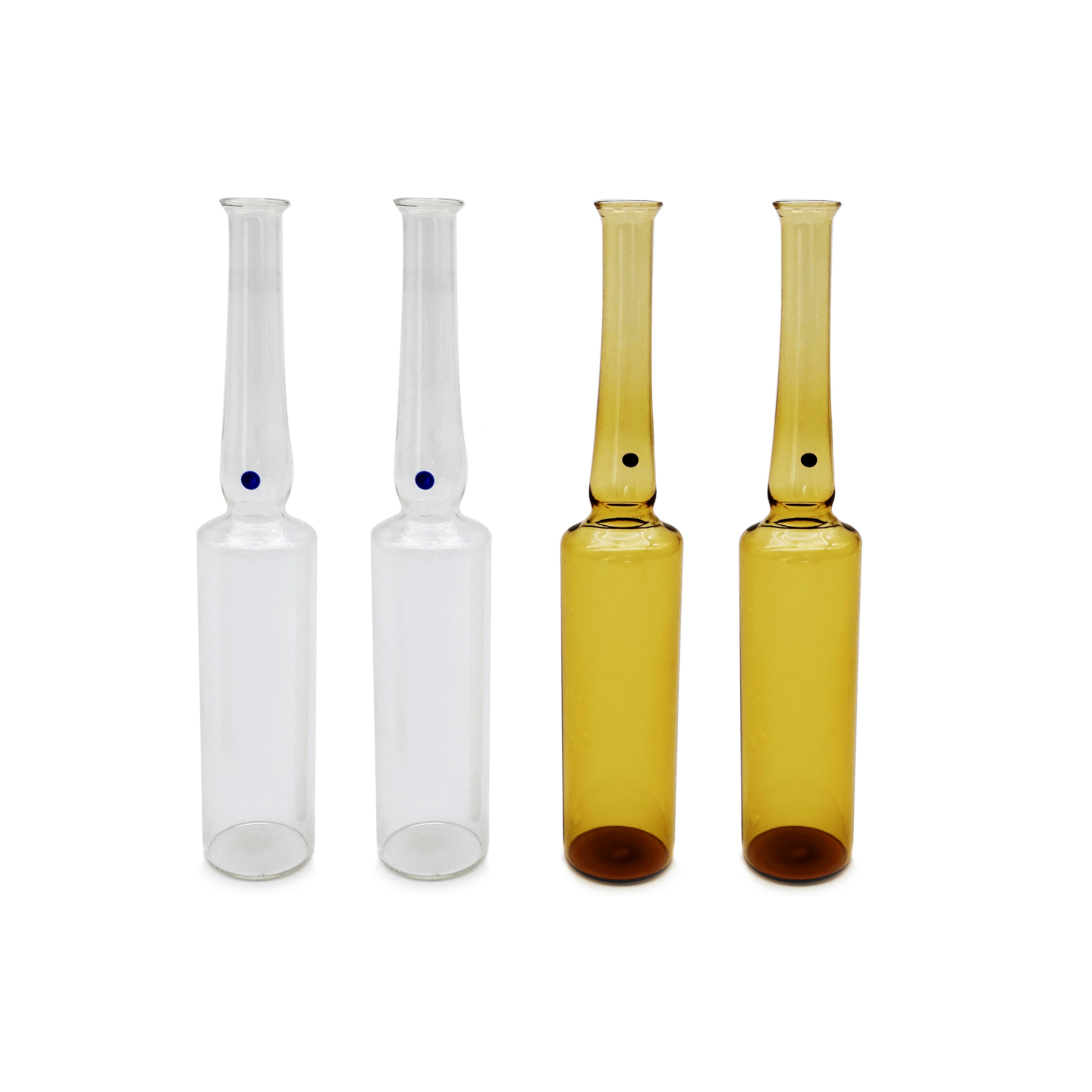 ISO YBB 1ml,2ml,3ml,5ml,10ml clear amber  glass empty ampoules for injection