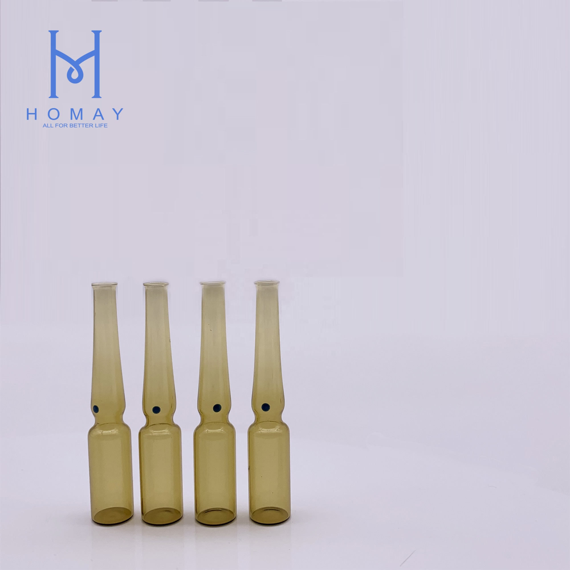ISO YBB 1ml,2ml,3ml,5ml,10ml clear amber glass empty ampoules for injection