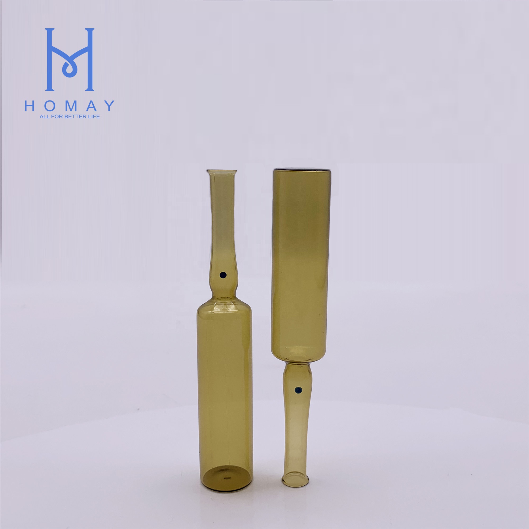 ISO YBB 1ml,2ml,3ml,5ml,10ml clear amber glass empty ampoules for injection