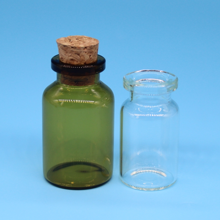 ISO YBB Standard Pharmaceutical Glass Vial Bottle with Cork Manufacturer