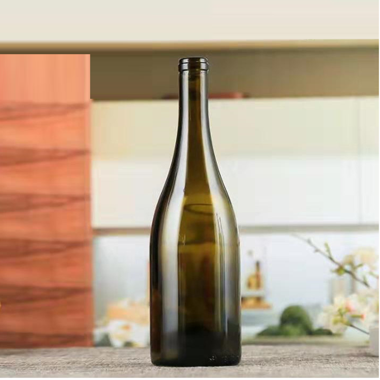 ISO certificated Luxury Custom Empty Glass Bottle with Cork/Caps