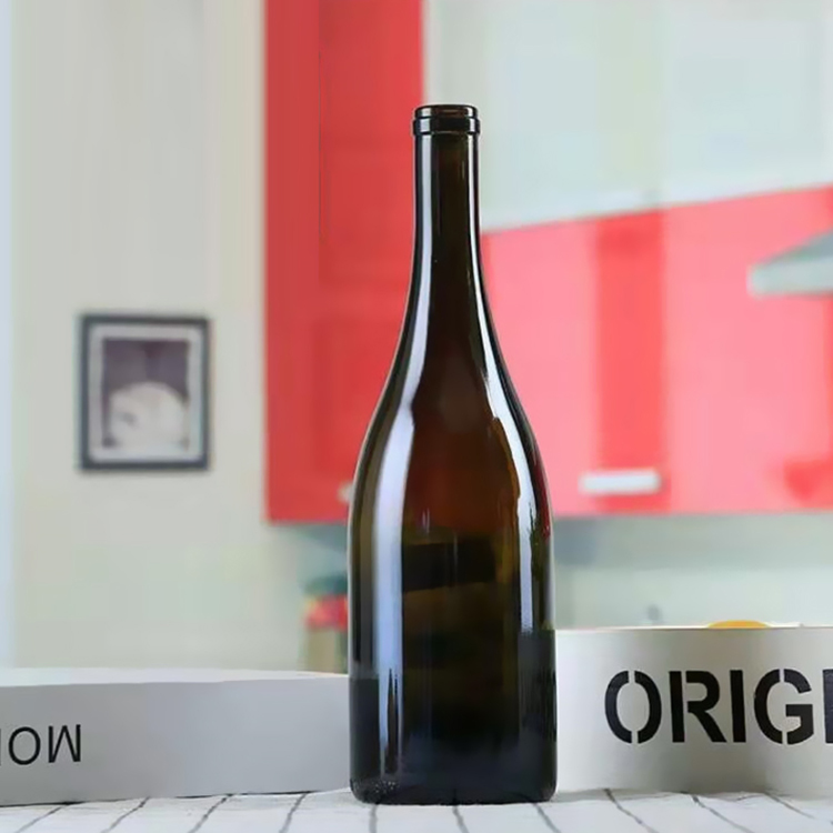 ISO certificated Luxury Custom Empty Glass Bottle with Cork/Caps