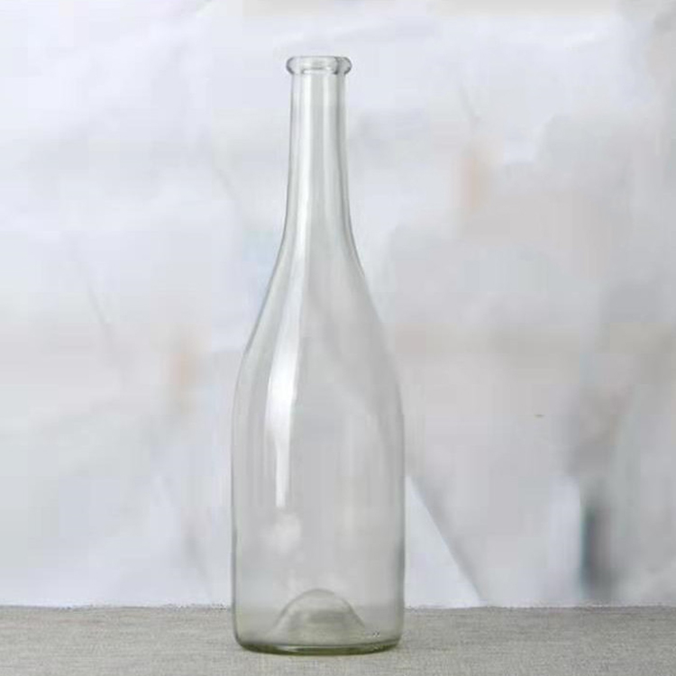 ISO certificated Luxury Custom Empty Glass Bottle with Cork/Caps