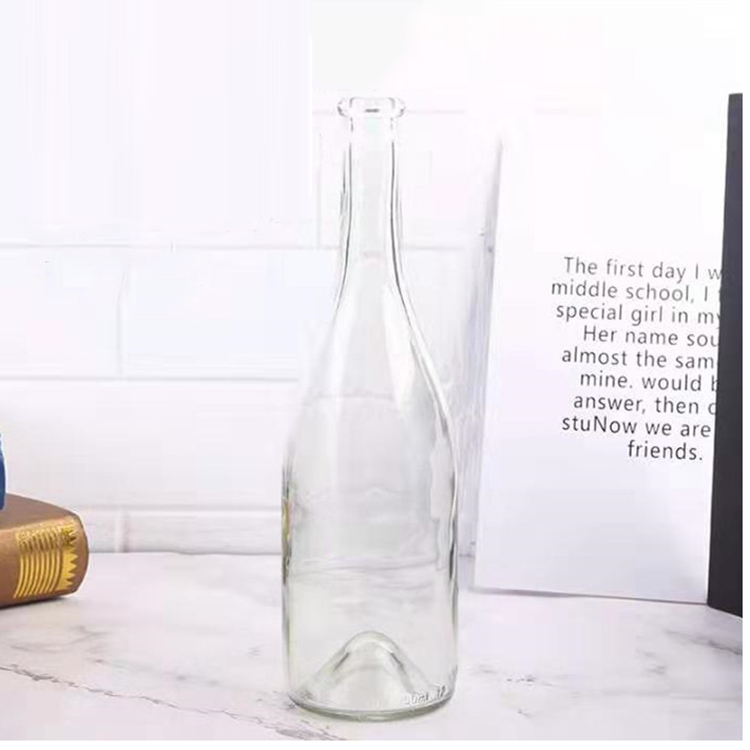 ISO certificated Luxury Custom Empty Glass Bottle with Cork/Caps