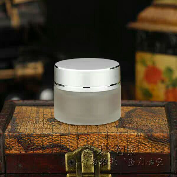 ISO certificated Various Specifications Premium Frosted Glass Cosmetic Jar