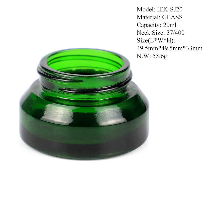 Idealpak Cosmetics Containers and Packaging 2 oz Cream Cosmetic Packaging Glass Storage 250ml Mini Glass Jar with Bamboo Lids