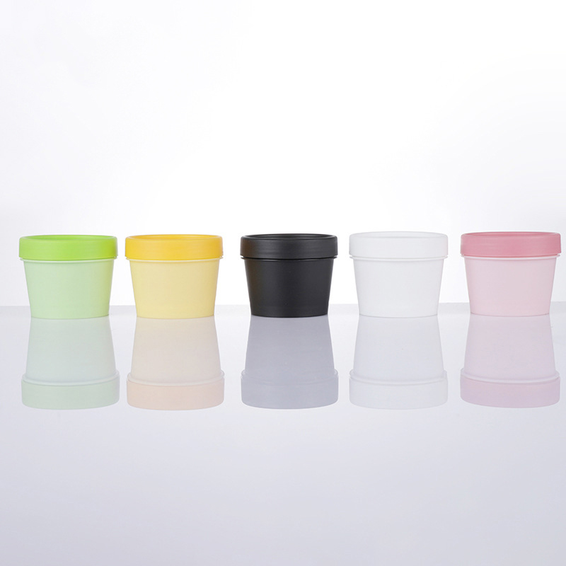 In Bulk 50g PP Face Cream Box Body Scrub Packaging Bottles Plastic Cosmetic Mask Jar Containers with Inner Lid